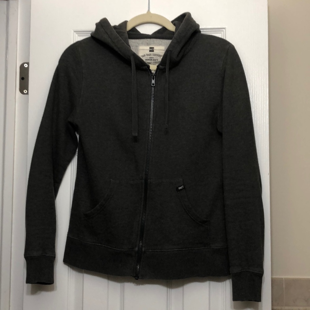 Pact Organic Grey Hoodie